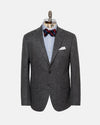 Made-in-Canada Light Grey Herringbone Pure Cashmere Sport Coat