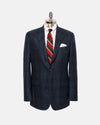 Made-in-Canada Blue Plaid Pure Cashmere Sport Coat