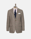 Made-in-USA Magee Donegal Mist Light Brown Glen Plaid Sport Coat