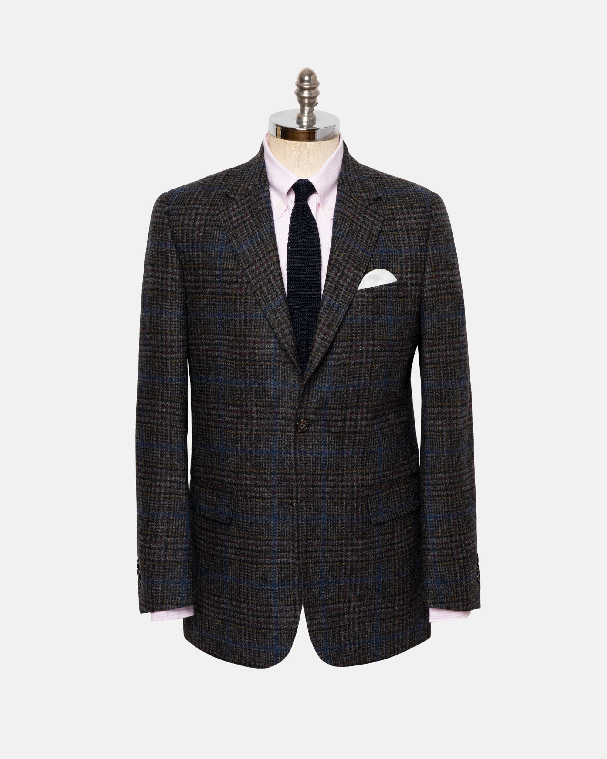 Made-in-Canada Grey Marl Plaid Sport Coat