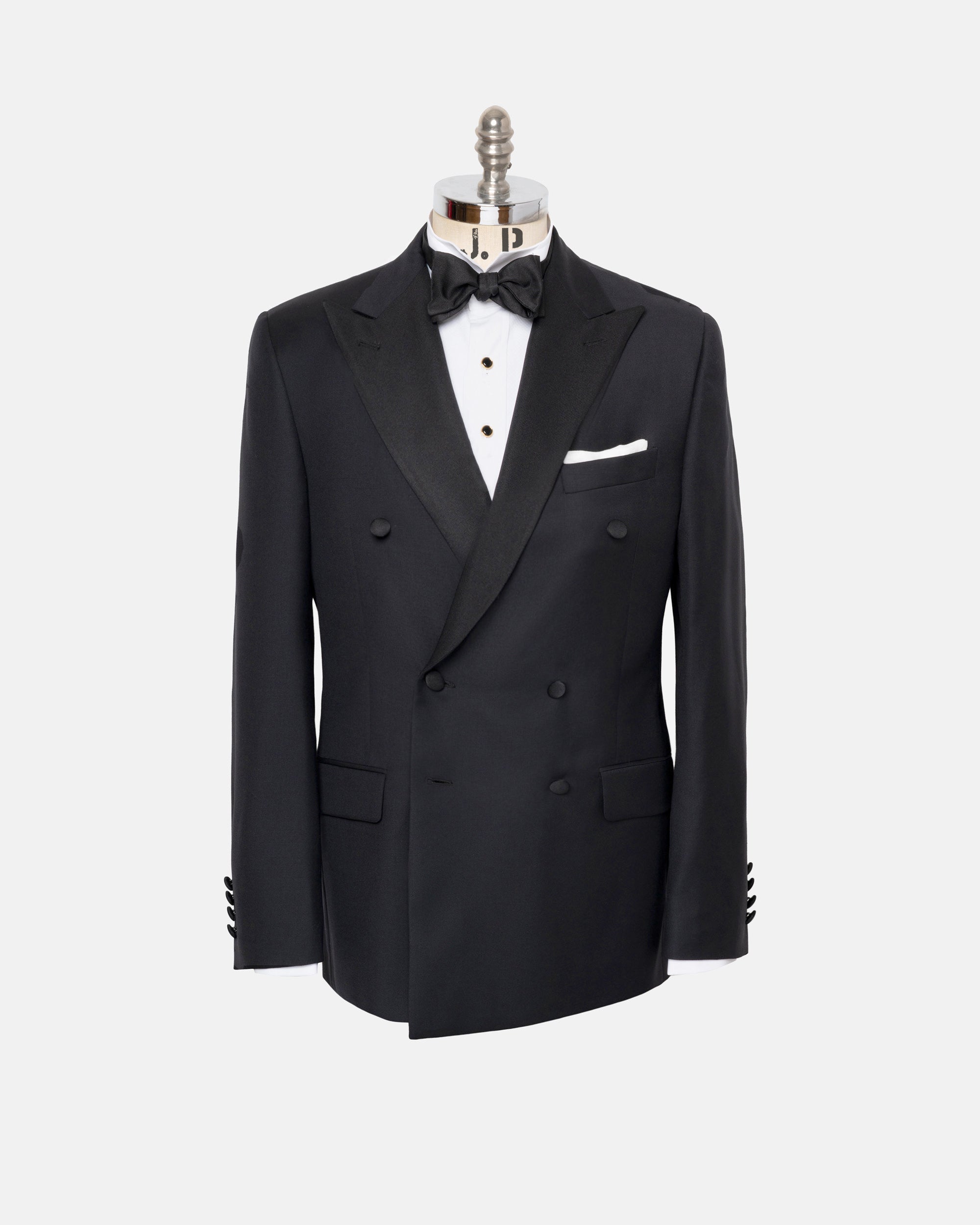 Made-in-USA Grosgrain Double Breasted Tuxedo