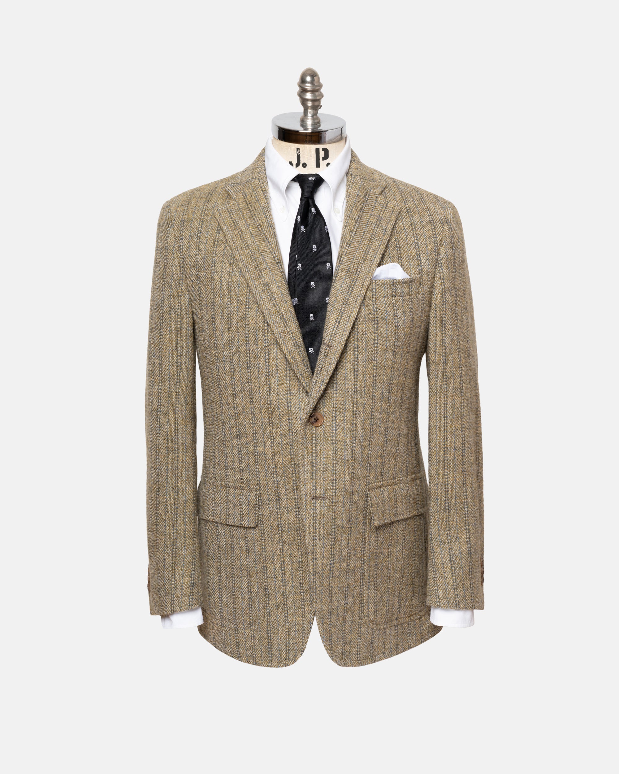 Made-in-USA Magee Donegal Mist Tan Barley Bone Sport Coat