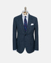 Blue Donegal Tweed Sport Coat - Trim Fit