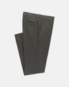 Made-in-Canada Green Wool Flannel Trouser