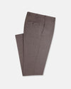 Made-in-Canada Tan Ticweave Wool Trouser