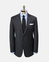 Made-in-USA Solid Medium Grey Super 120s Wool Suit
