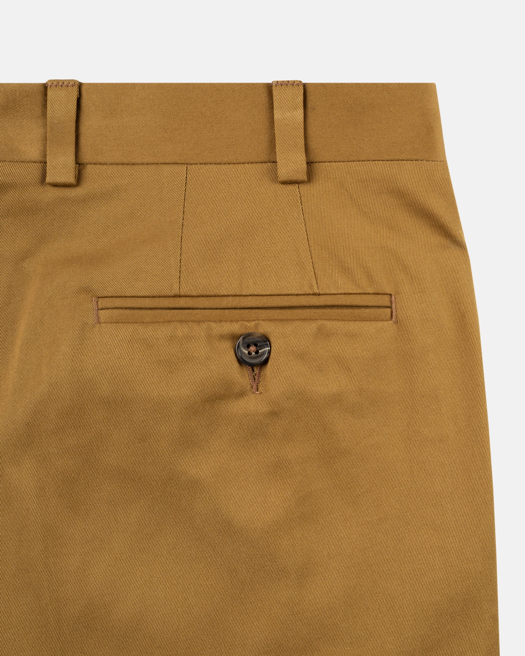 DARK KHAKI COTTON DRILL TROUSER - CLASSIC FIT | J. PRESS