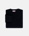 Made-in-Scotland Black Shaggy Dog Sweater - Classic Fit