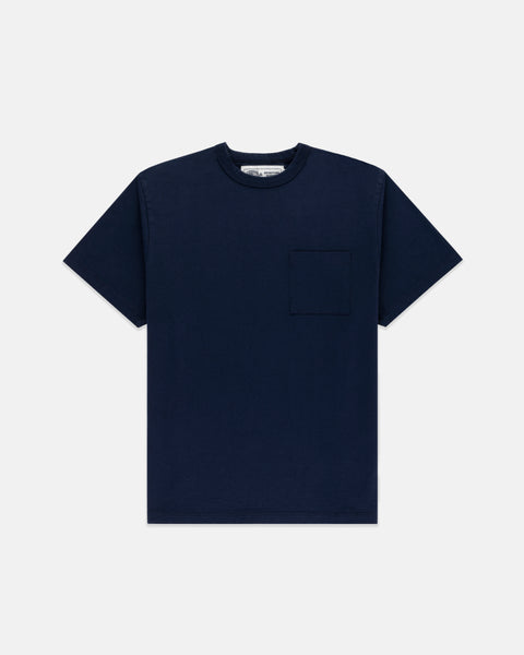 Made-in-USA Navy Pocket Tee