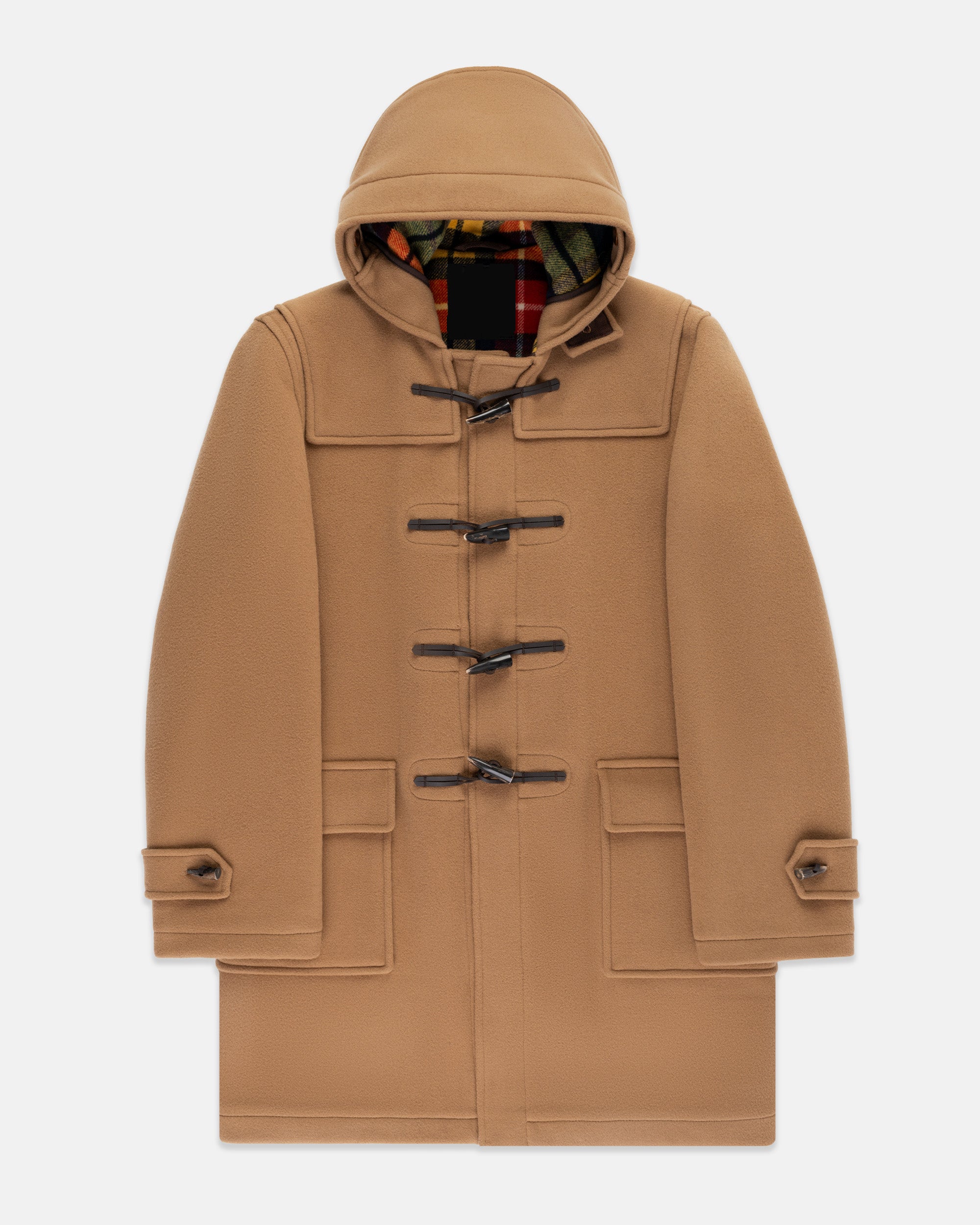 Made-in-England Camel  Classic Morris Duffle Coat