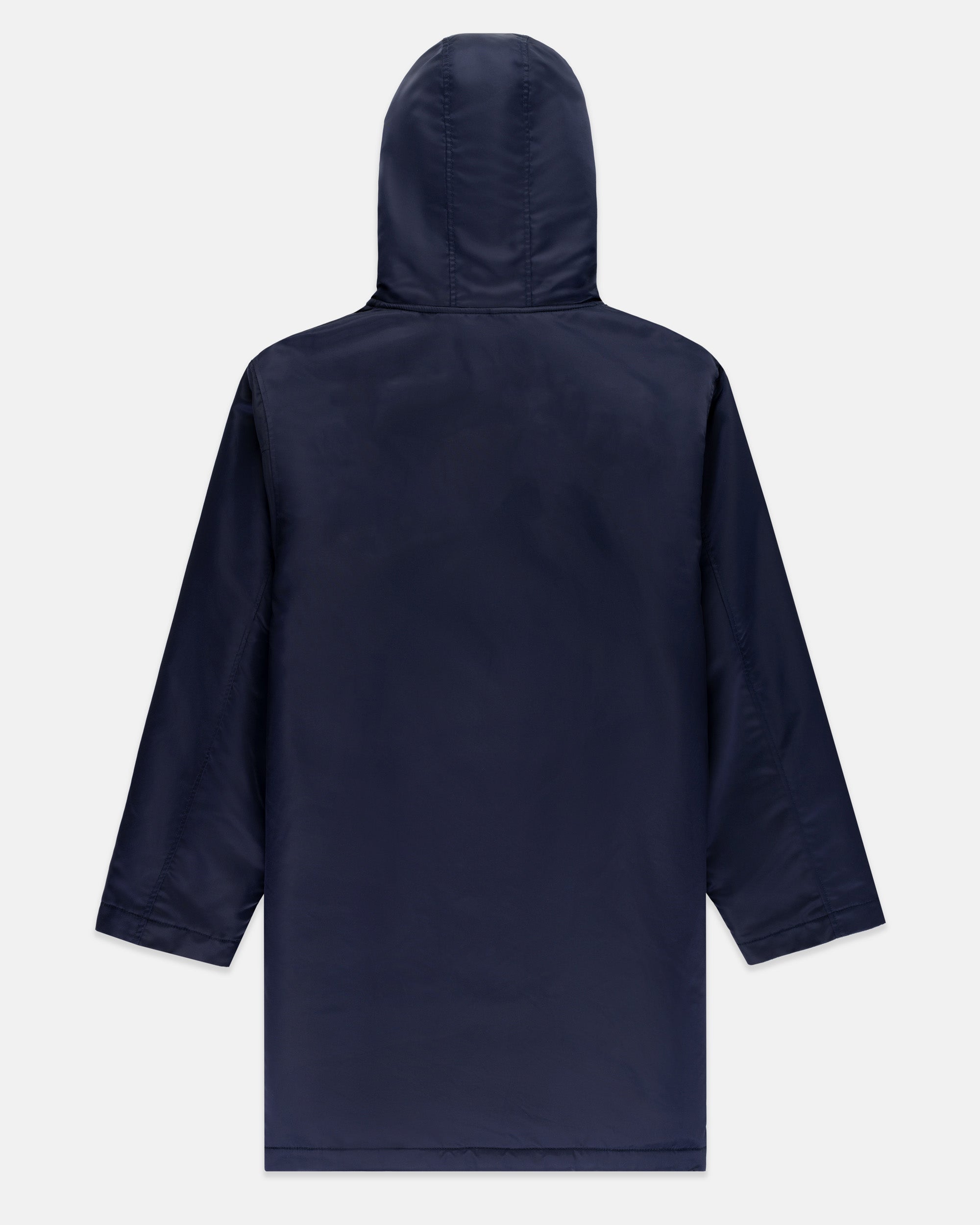 Navy Fleece-lined Sideline Coat