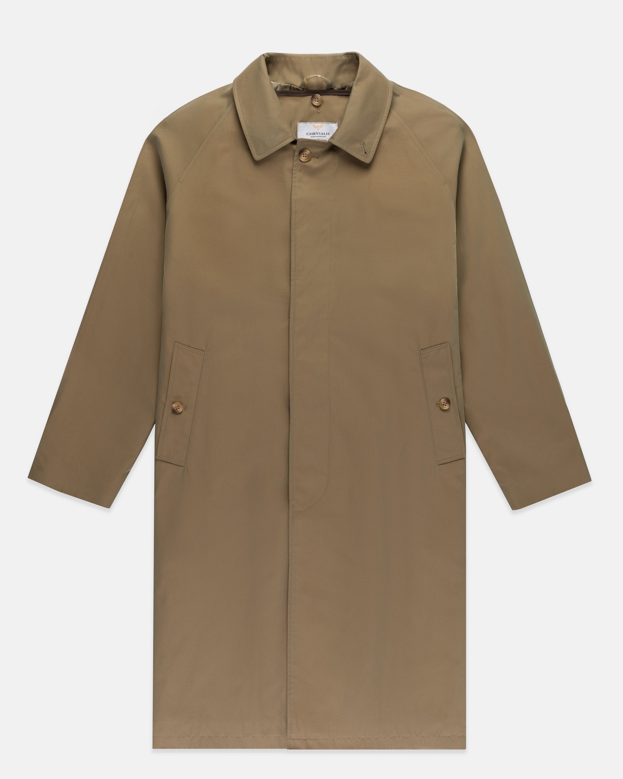 Made-in-England Iridescent Waterproof Raincoat