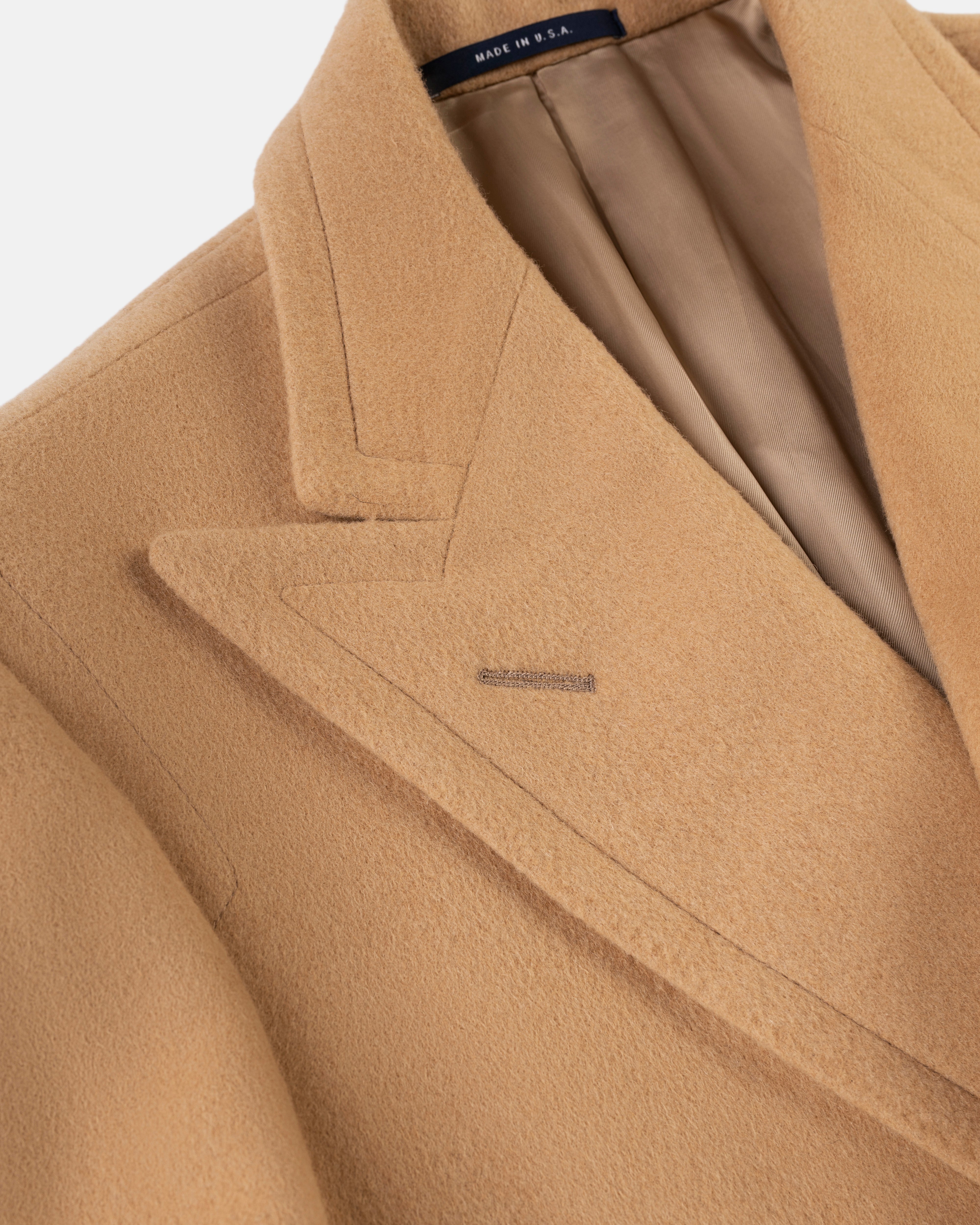 Made-in-USA Camelhair Polo Coat