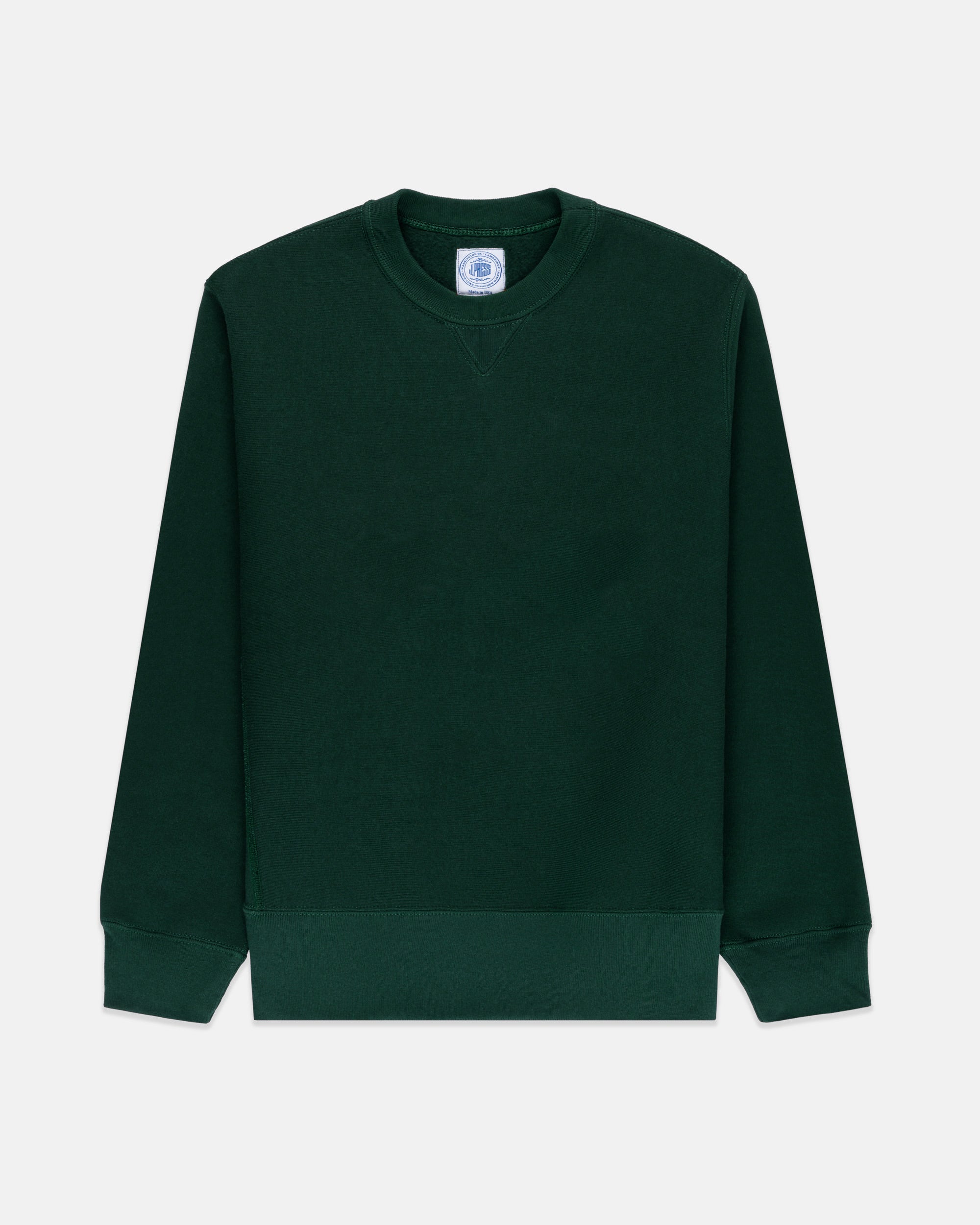 Made-in-USA Green Heavyweight Sweatshirt