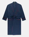 Made-in-Canada Viyella Navy Robe
