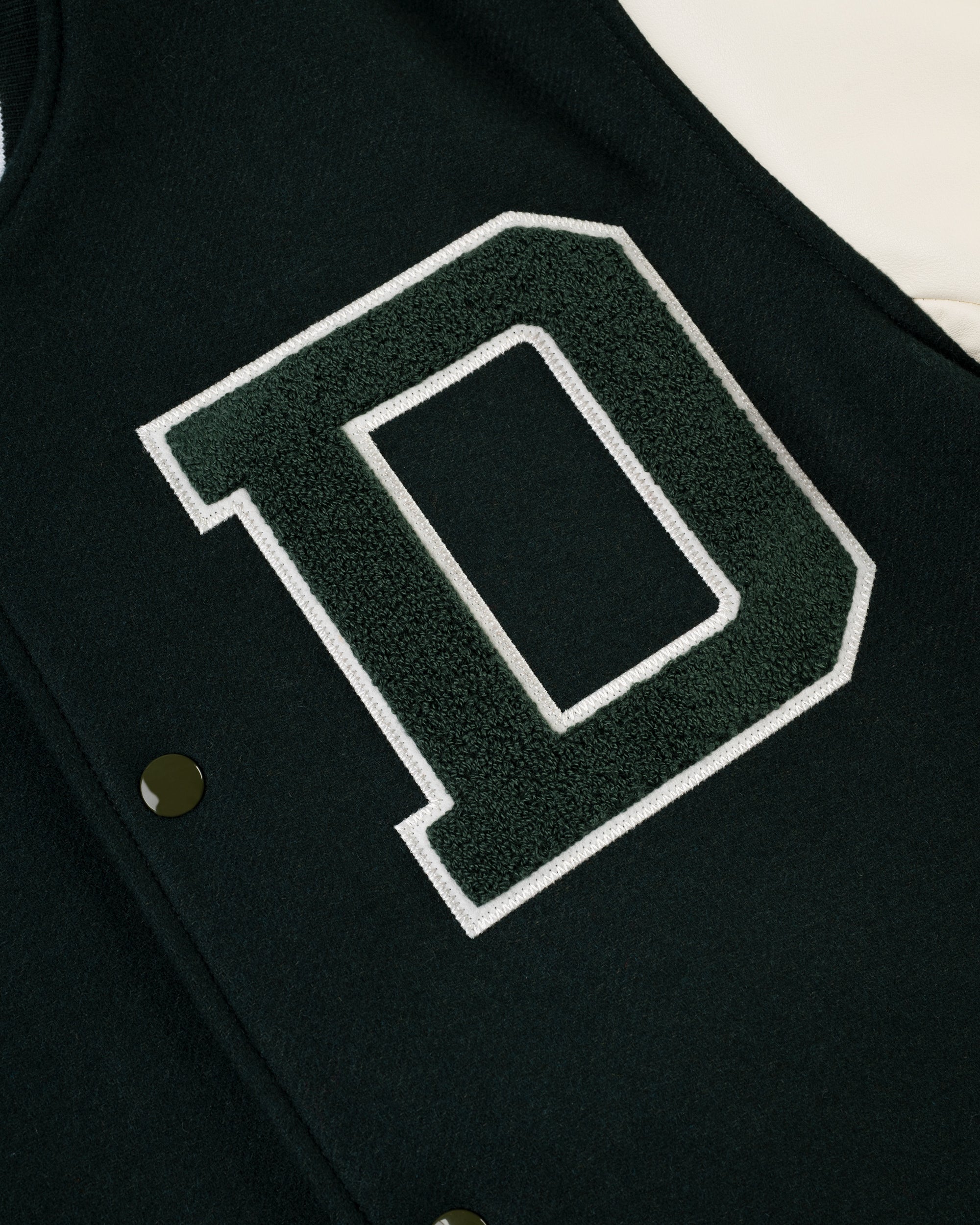 Dartmouth Varsity Jacket - Green | Pennant Label - J. Press