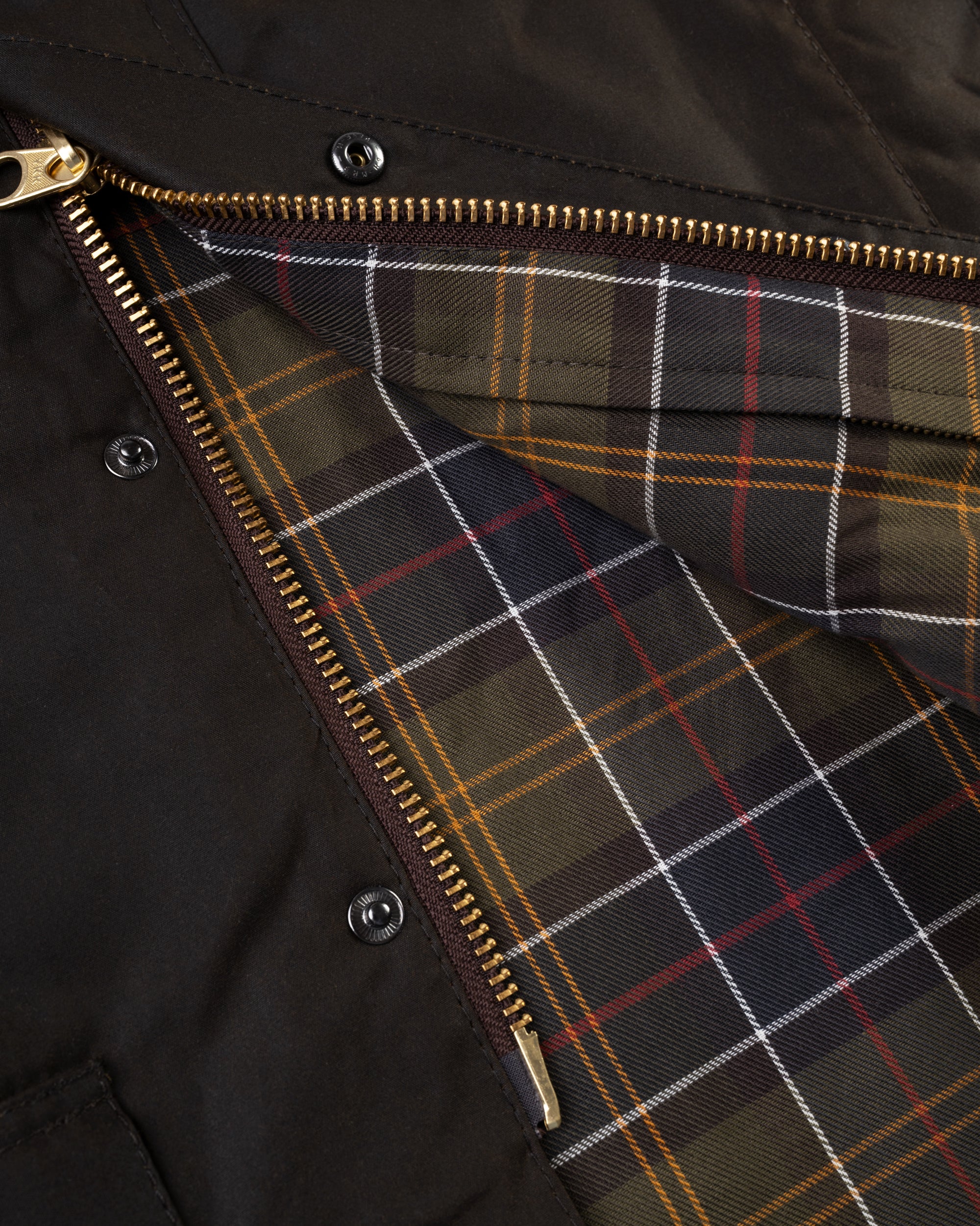 Made-in-England Barbour Olive Beaufort® Wax Jacket