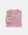 Made-in-Scotland Dark Pink Marl Shaggy Dog Sweater - Classic Fit
