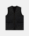 Barbour Black Polarquilt Zip-In Waistcoat Liner