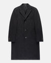 Made-in-USA Charcoal Wool/Cashmere Topcoat