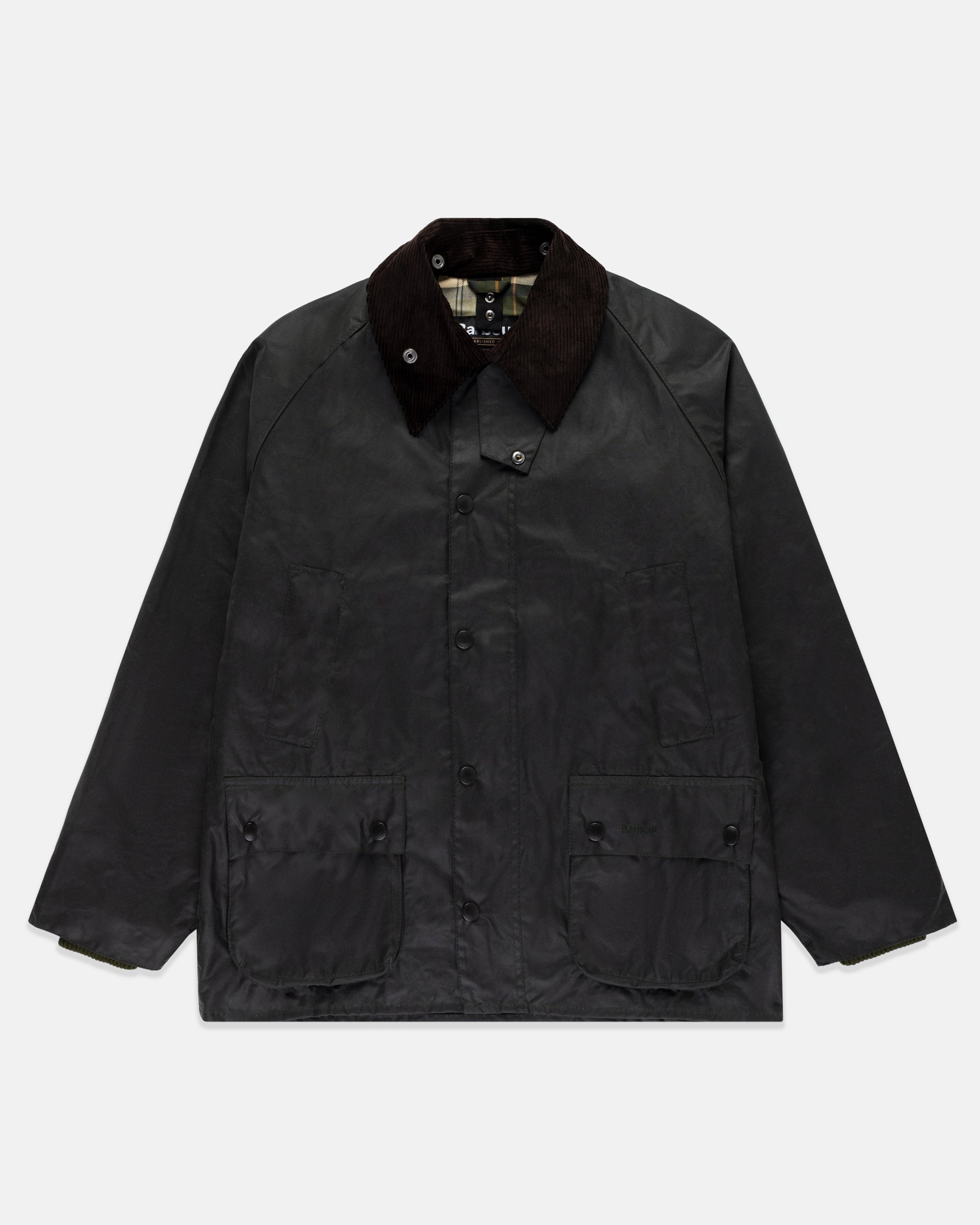 Made-in-England Barbour Sage Bedale® Wax Jacket