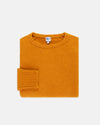 Solid Orange Crewneck Sweater - Trim Fit
