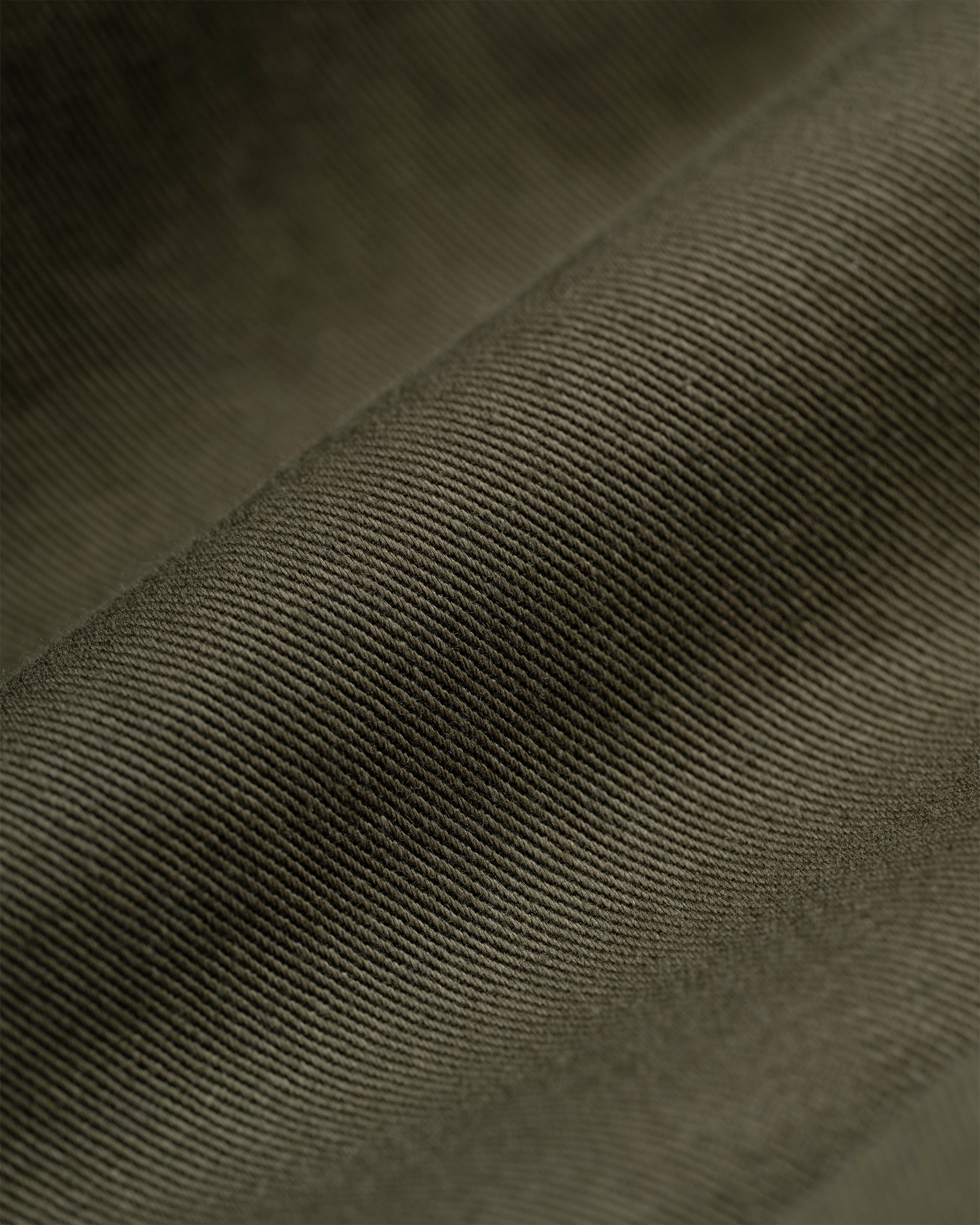 Olive Cinch-Back Cotton Chino Trouser - Trim Fit