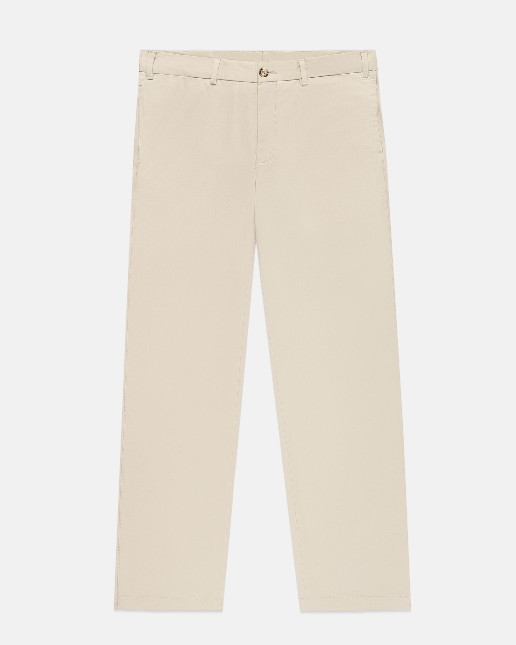 Cotton Chino Cinch-Back Pants - Stone | J.Press