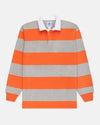 Made-in-USA Grey Guard Stripe Cotton Rugby