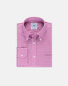 Made-in-USA Pink & Blue Check Sport Shirt - Classic Fit