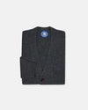 Charcoal Lambswool Cardigan Sweater