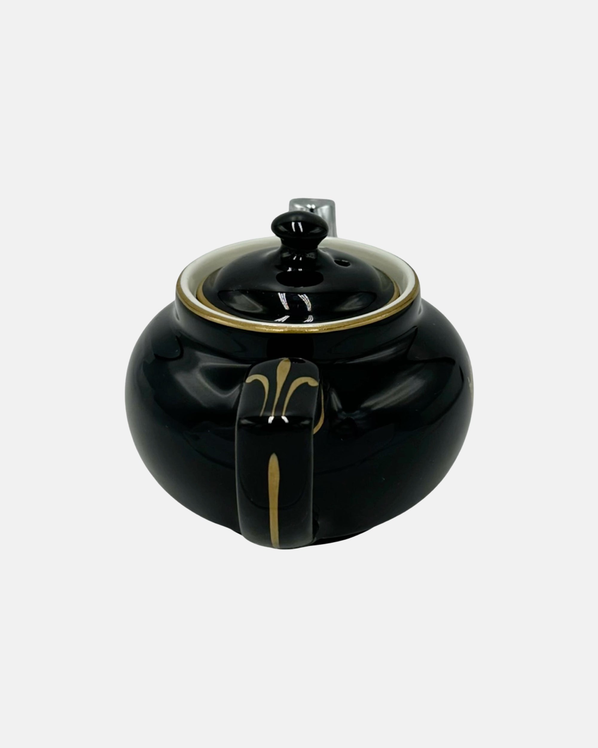 Vintage The 21 Club NYC Restaurant Black Teapot