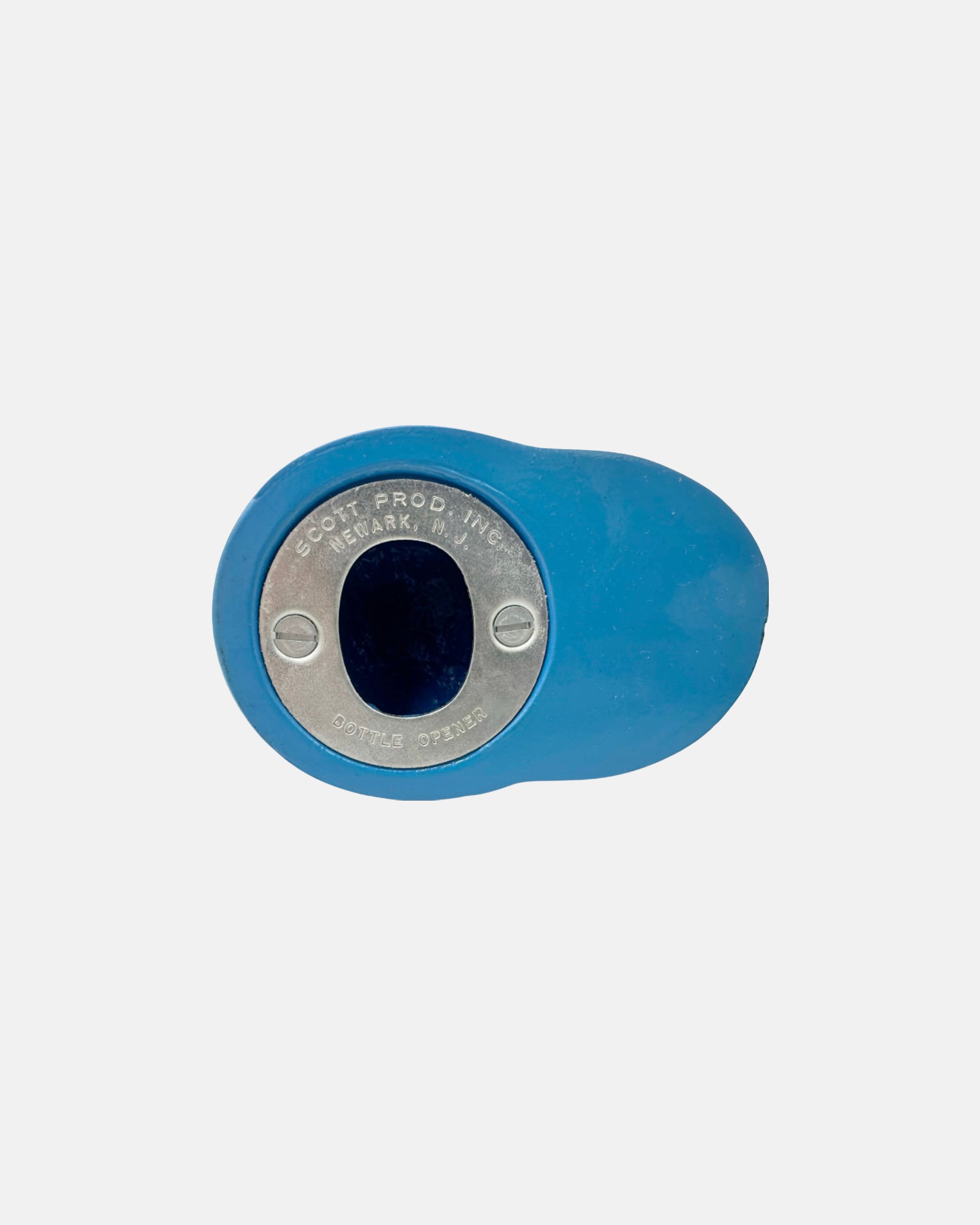 Vintage The 21 Club NYC Equestrian Jockey Cap Bottle Opener Blue & White