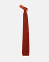 Made-in-Japan Wide Russet Silk Knit Tie