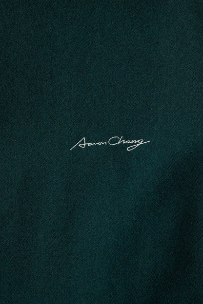 AARON CHANG VARSITY JACKET - GREEN