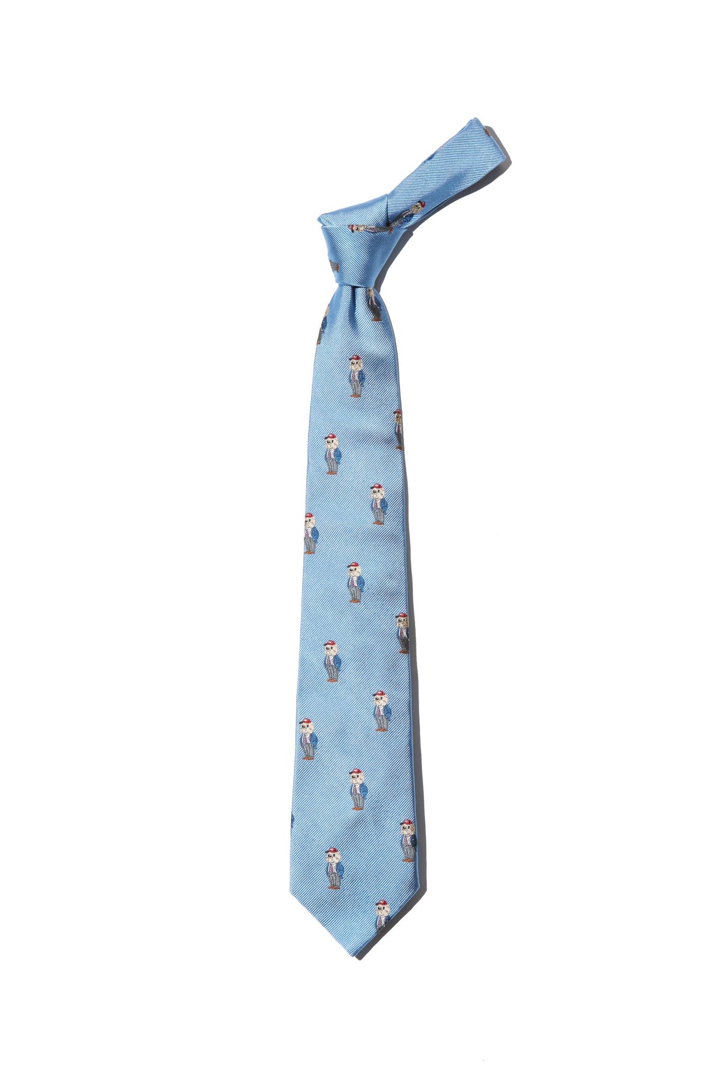 AARON CHANG EMBLEMATIC TIE  - BLUE