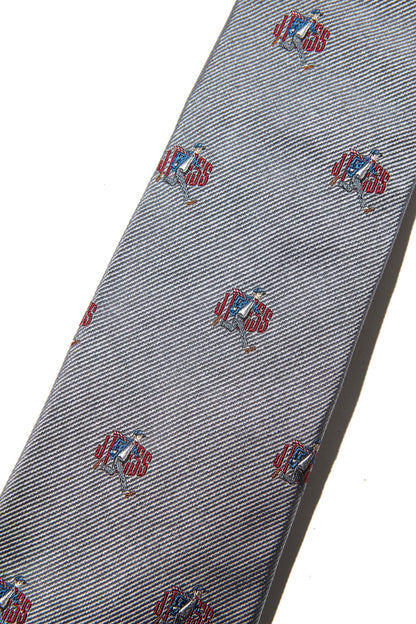 AARON CHANG EMBLEMATIC TIE  - GREY