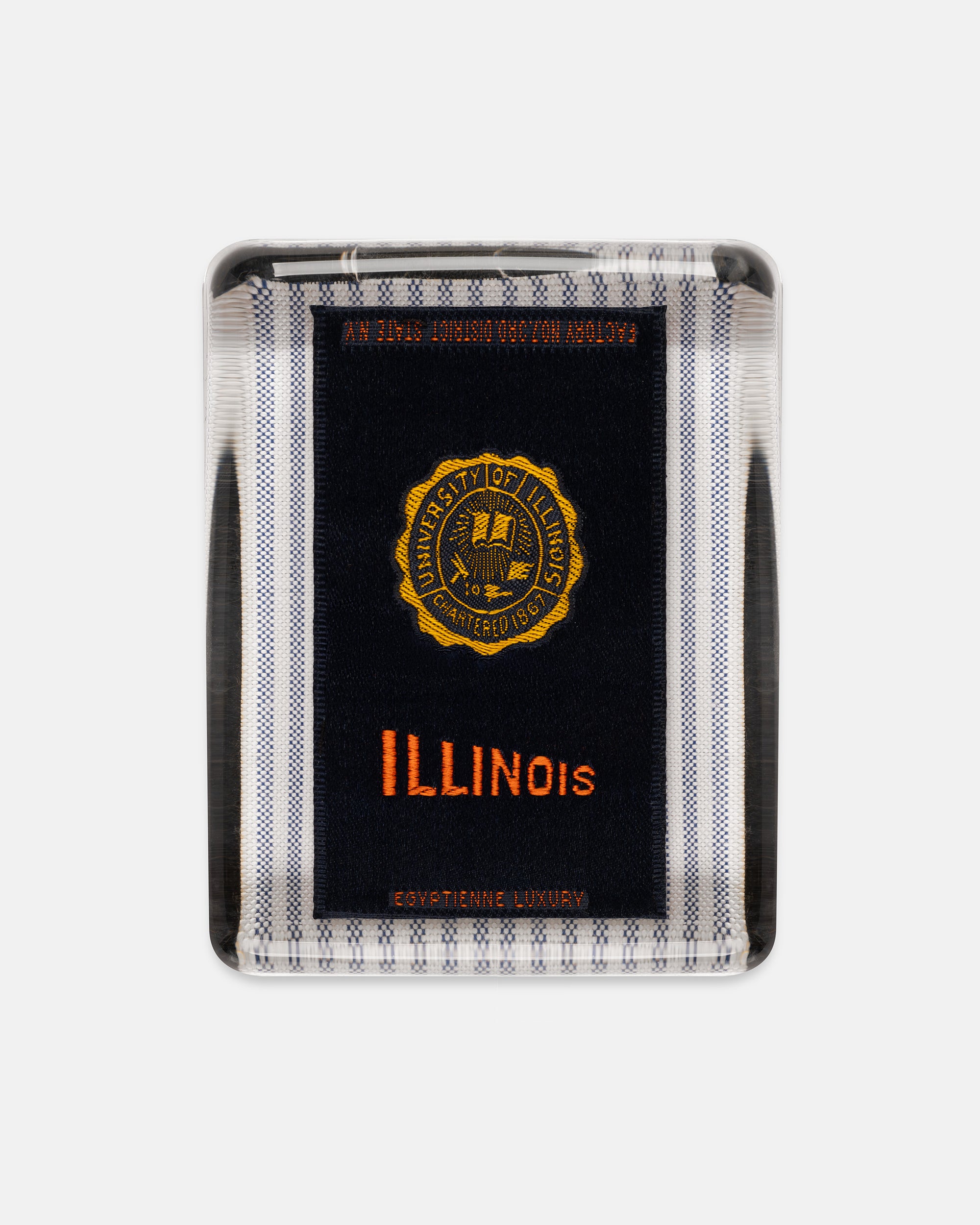 University Of Illinois Silk Paperweight
