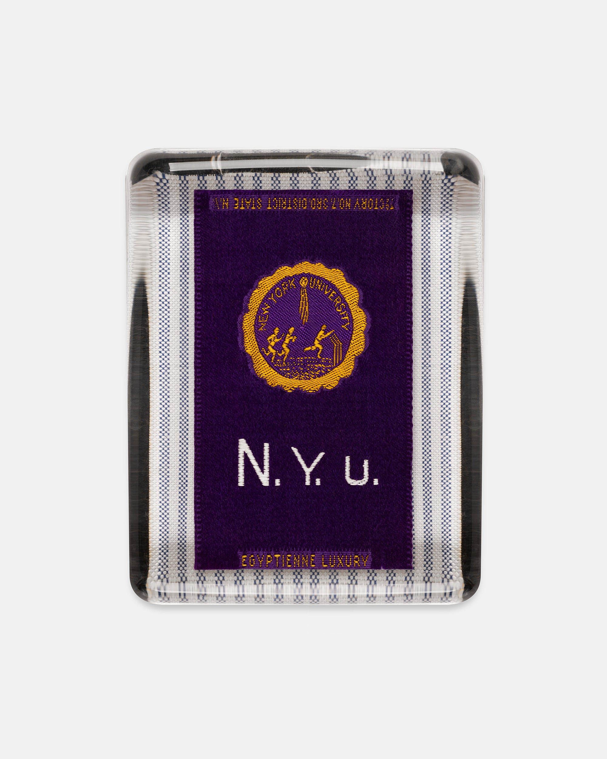 New York University Silk Paperweight