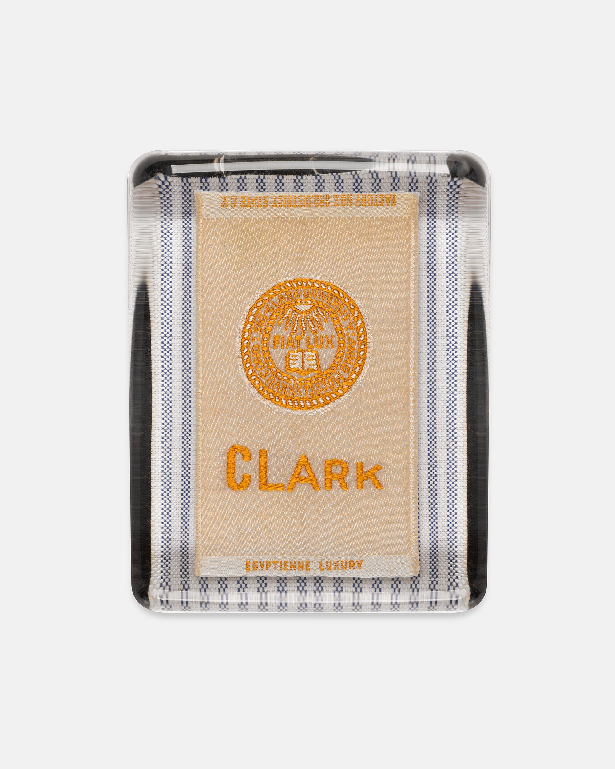 Clark University Silk Paperweight