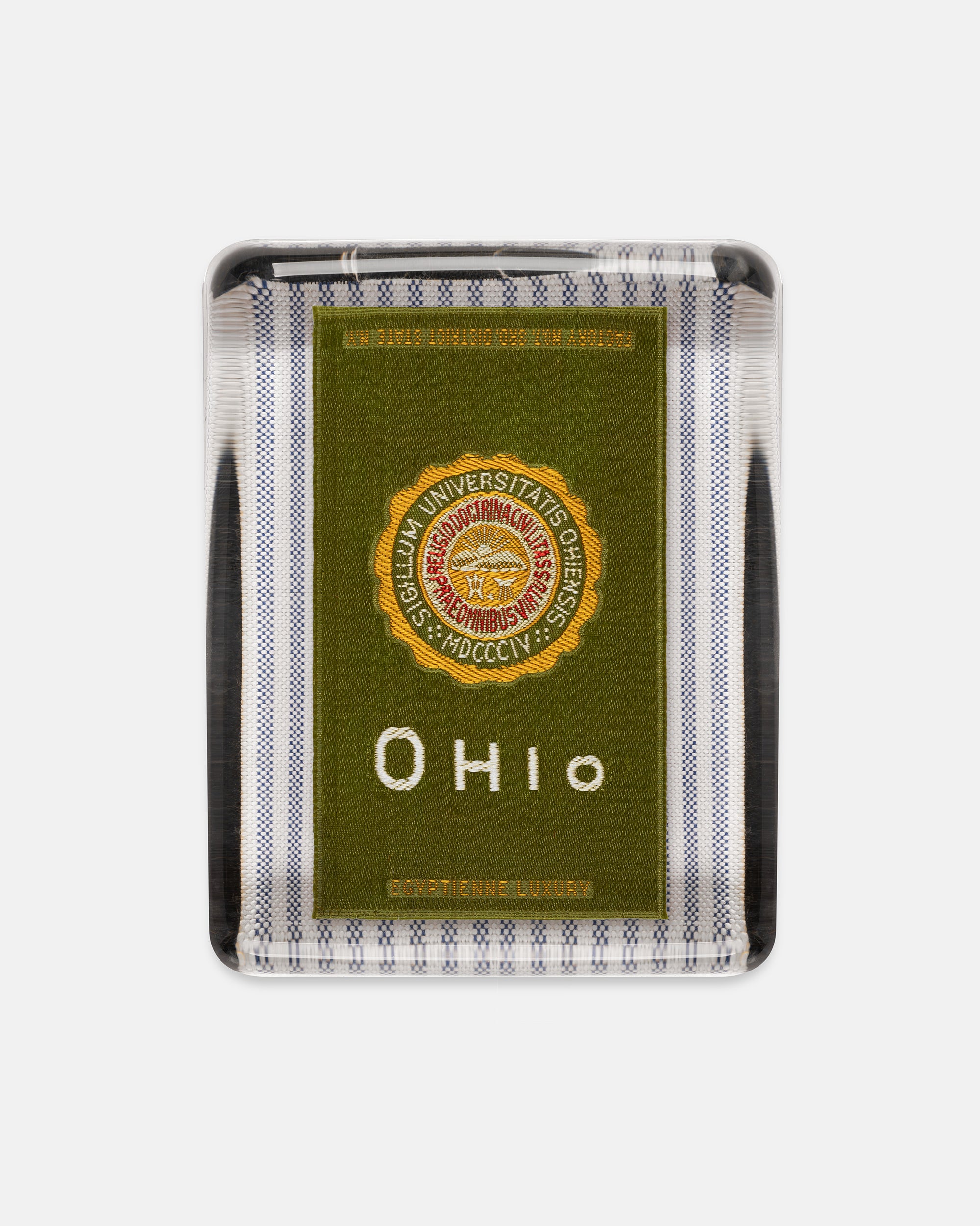Ohio University Silk Paperweight