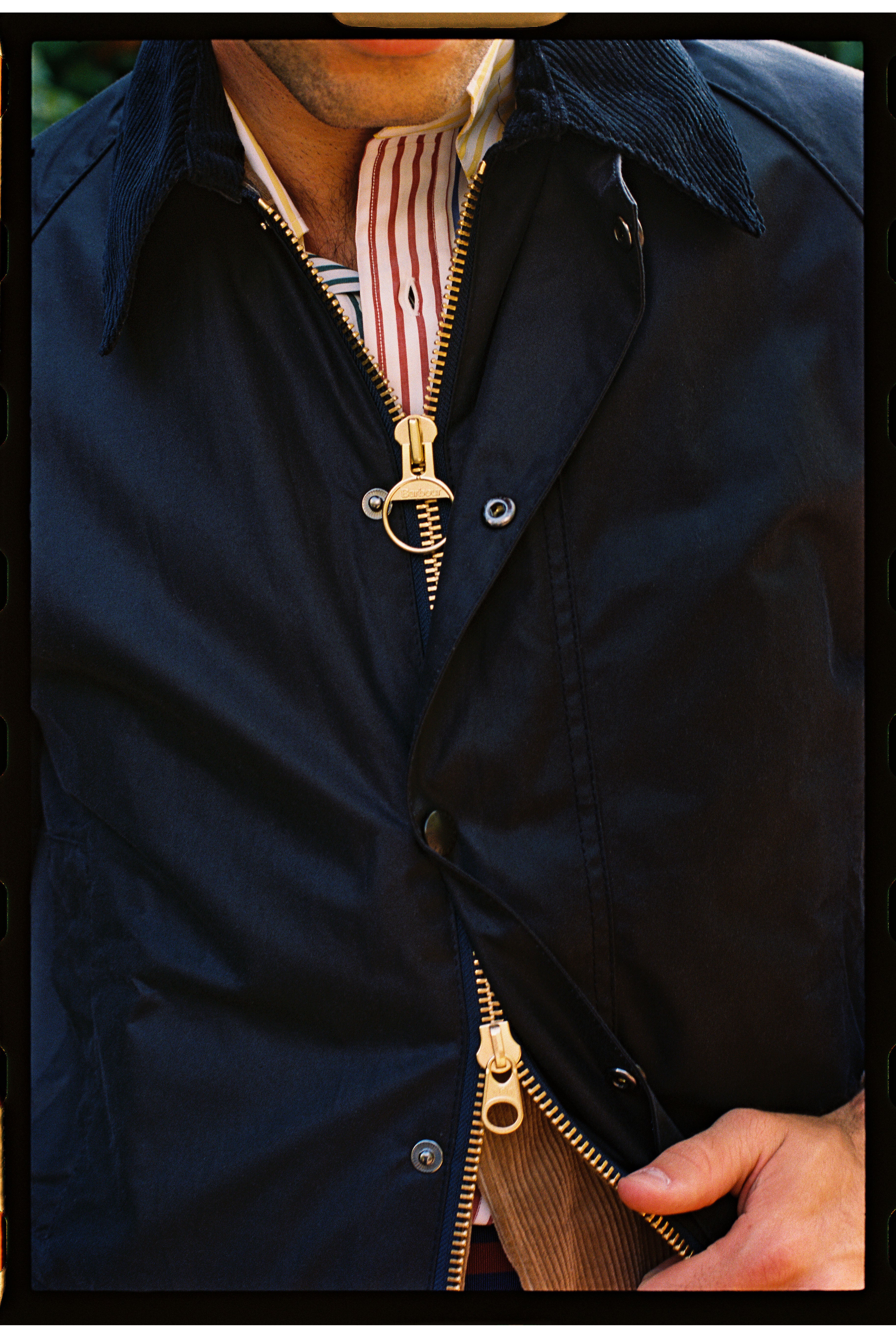 Made-in-England Barbour Navy Beaufort® Wax Jacket