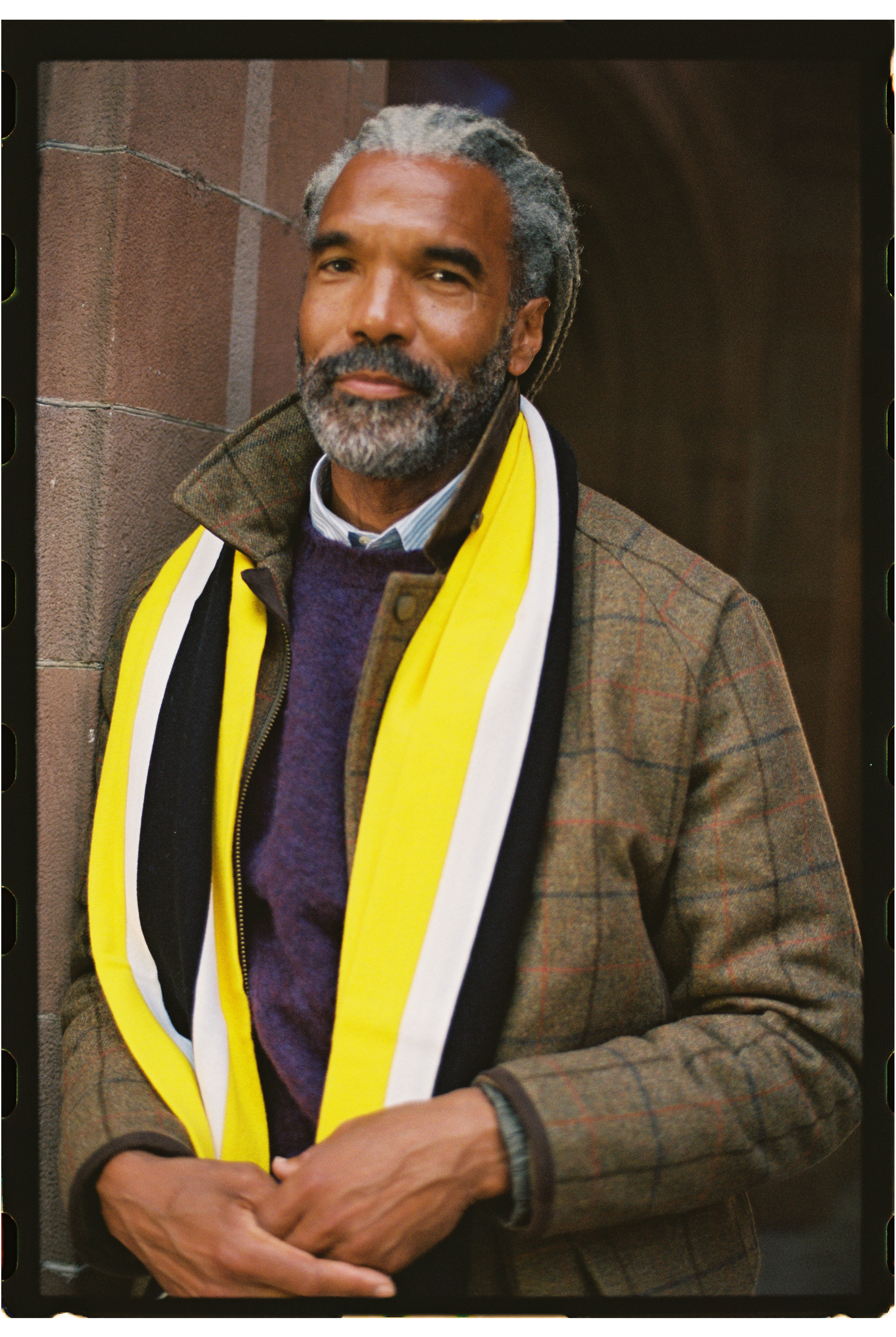 Made-in-Scotland Purple Shaggy Dog Sweater - Classic Fit