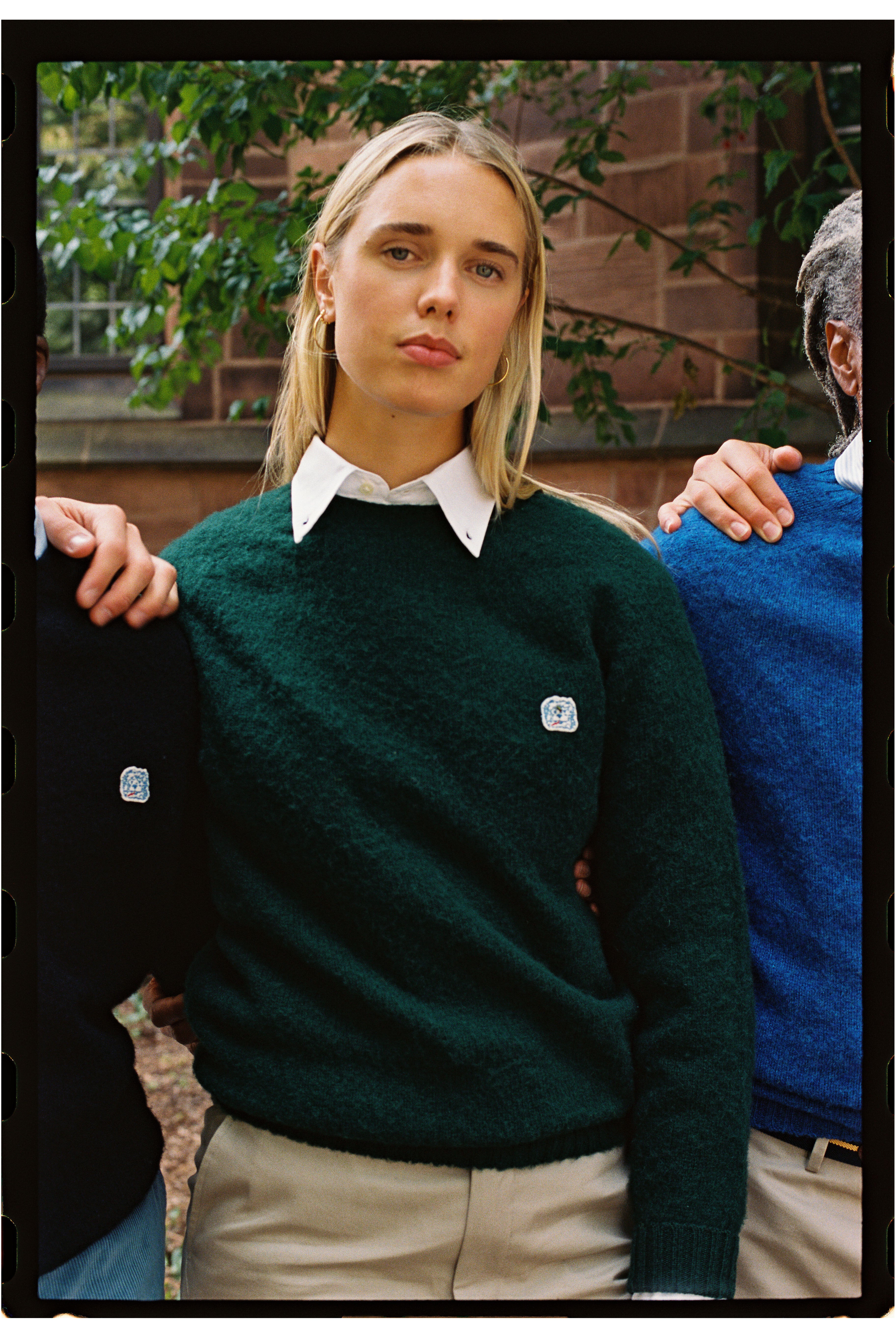 Made-in-Scotland Forest Green Shaggy Dog Icon Sweater  - Trim Fit