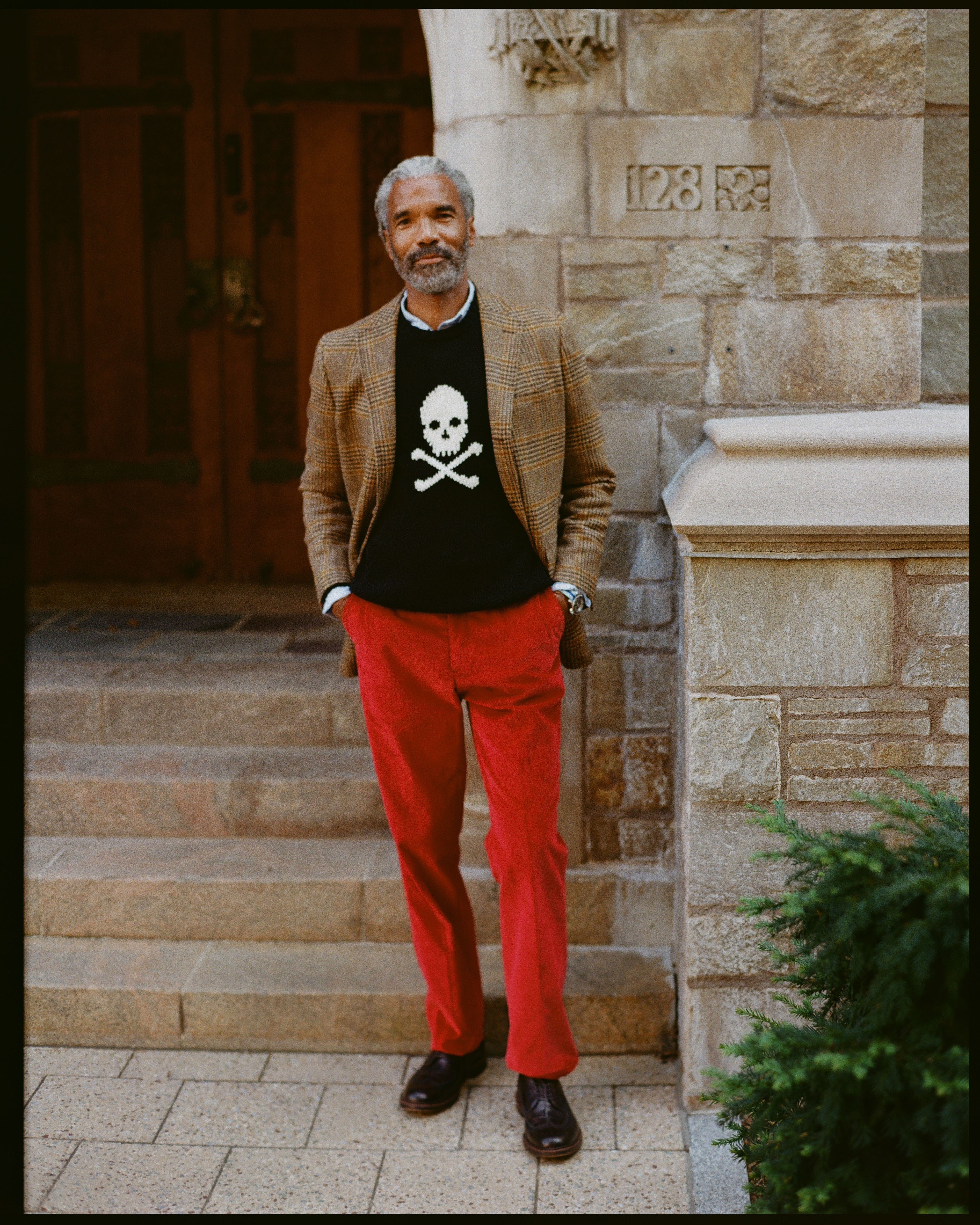 Brown Prince of Wales Cheviot Tweed Sport Coat | J. PRESS