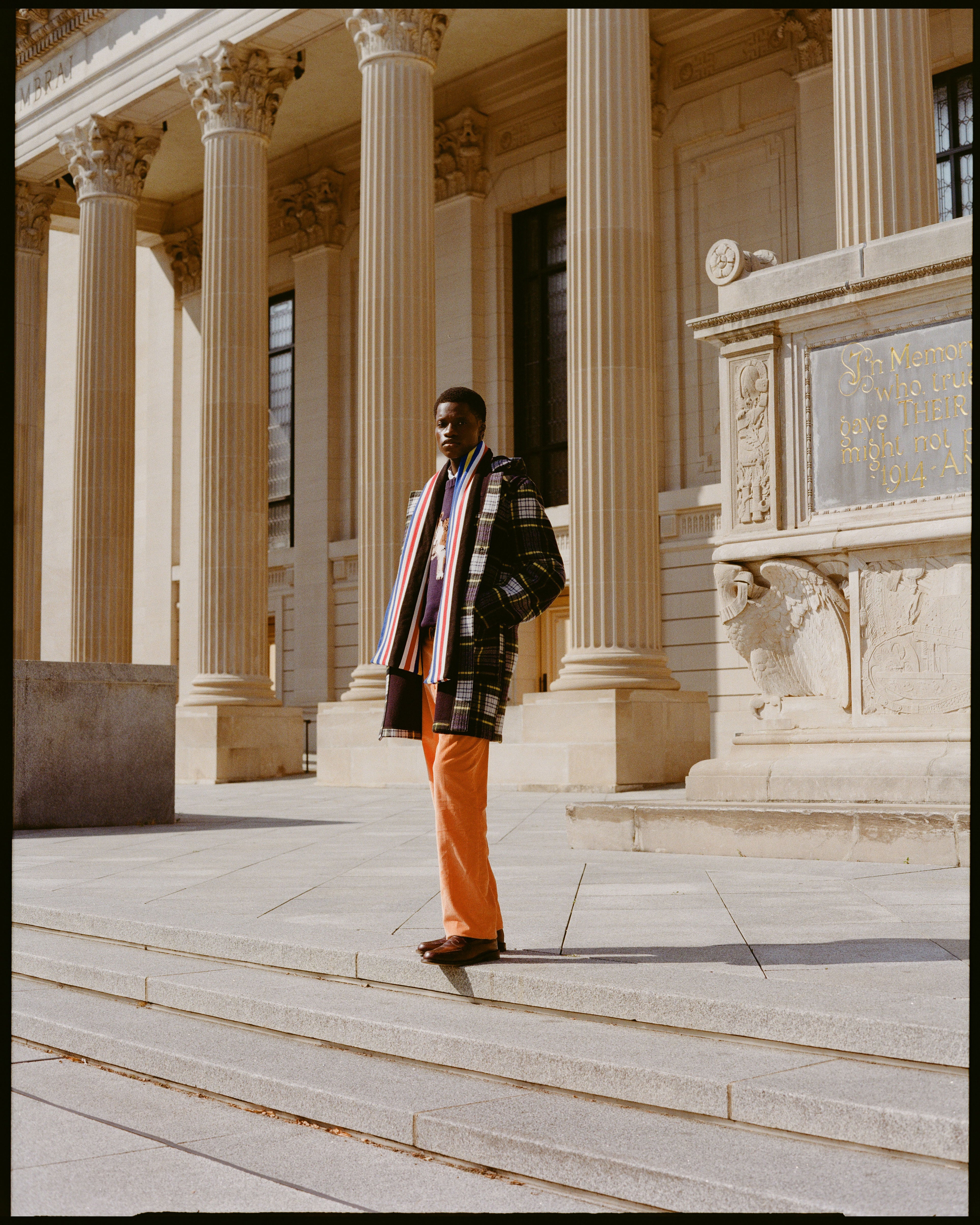 Made-in-England Dress Gordon Tartan Classic Morris Duffle Coat