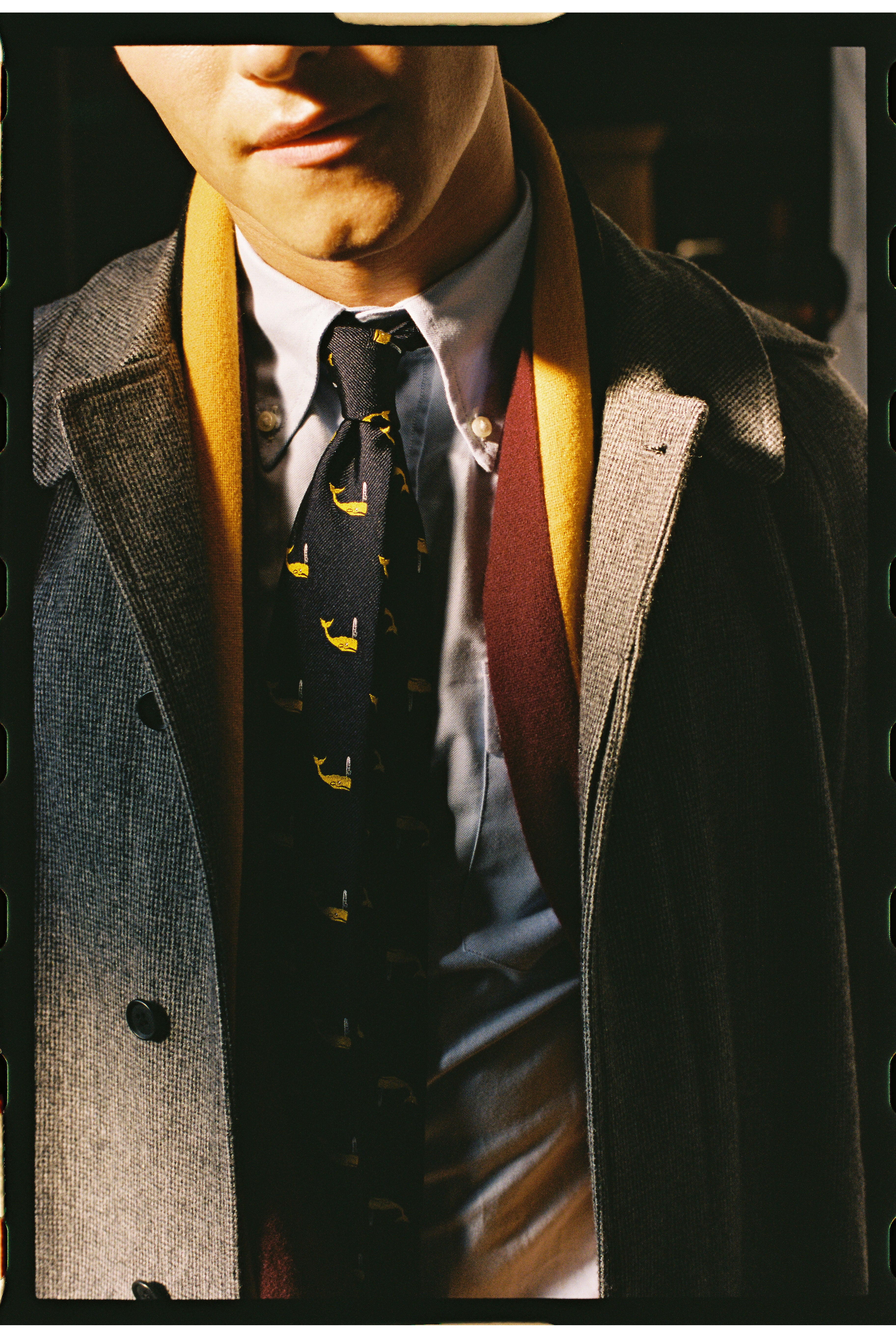 Grey Barleycorn British Tweed Balmacaan