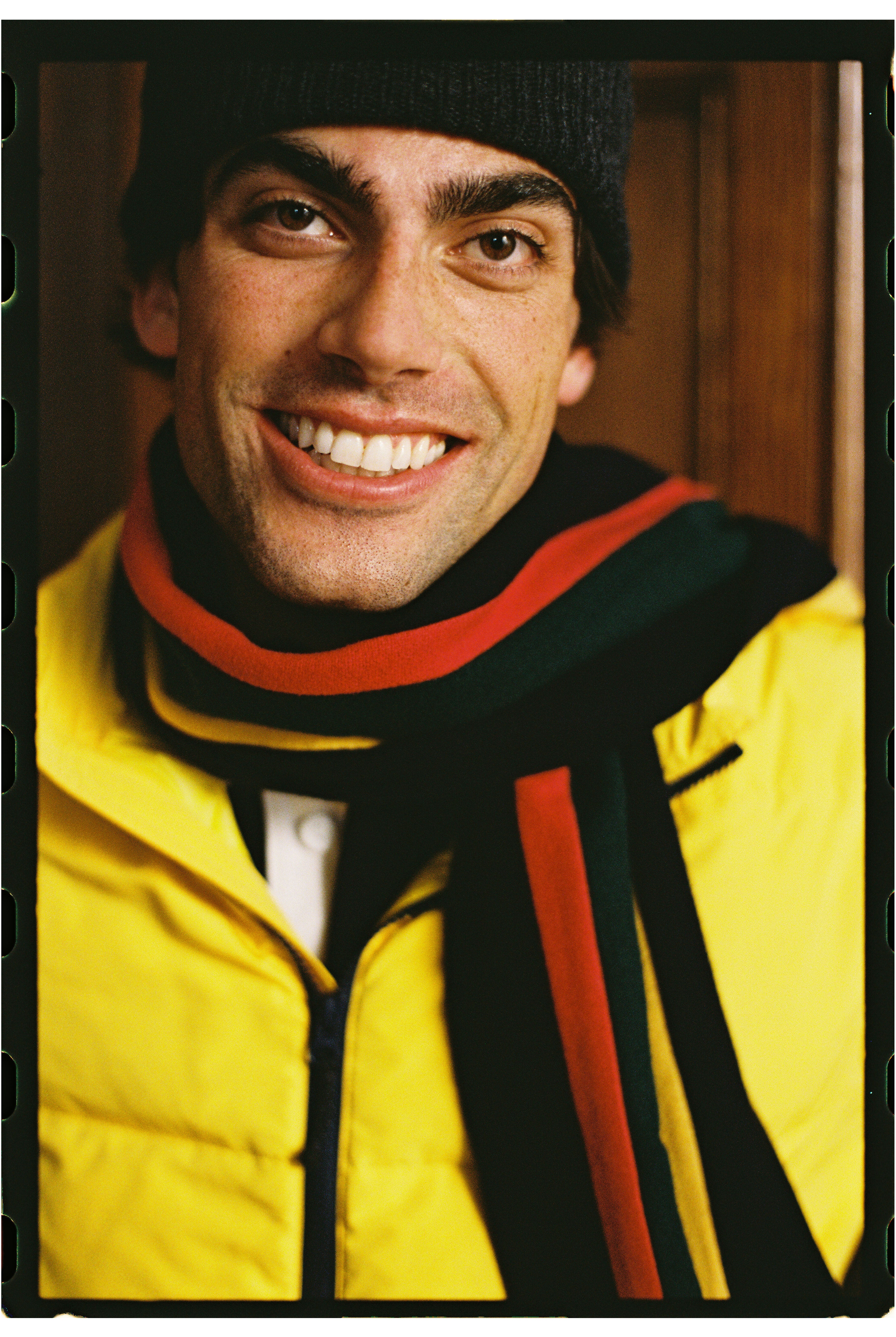 Yellow Down Puffer Jacket - Trim Fit