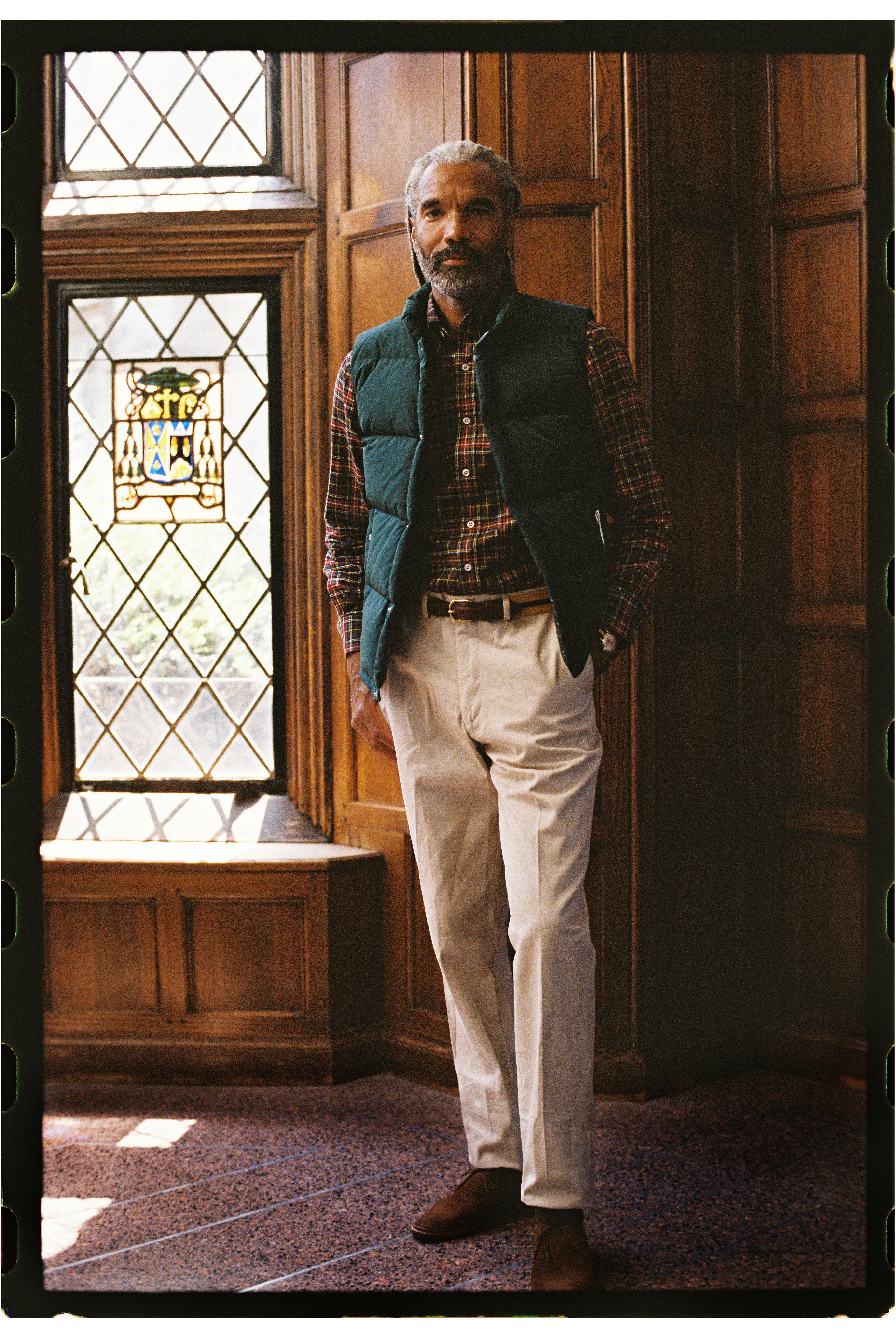 Bottle Green Down Puffer Vest - Trim Fit