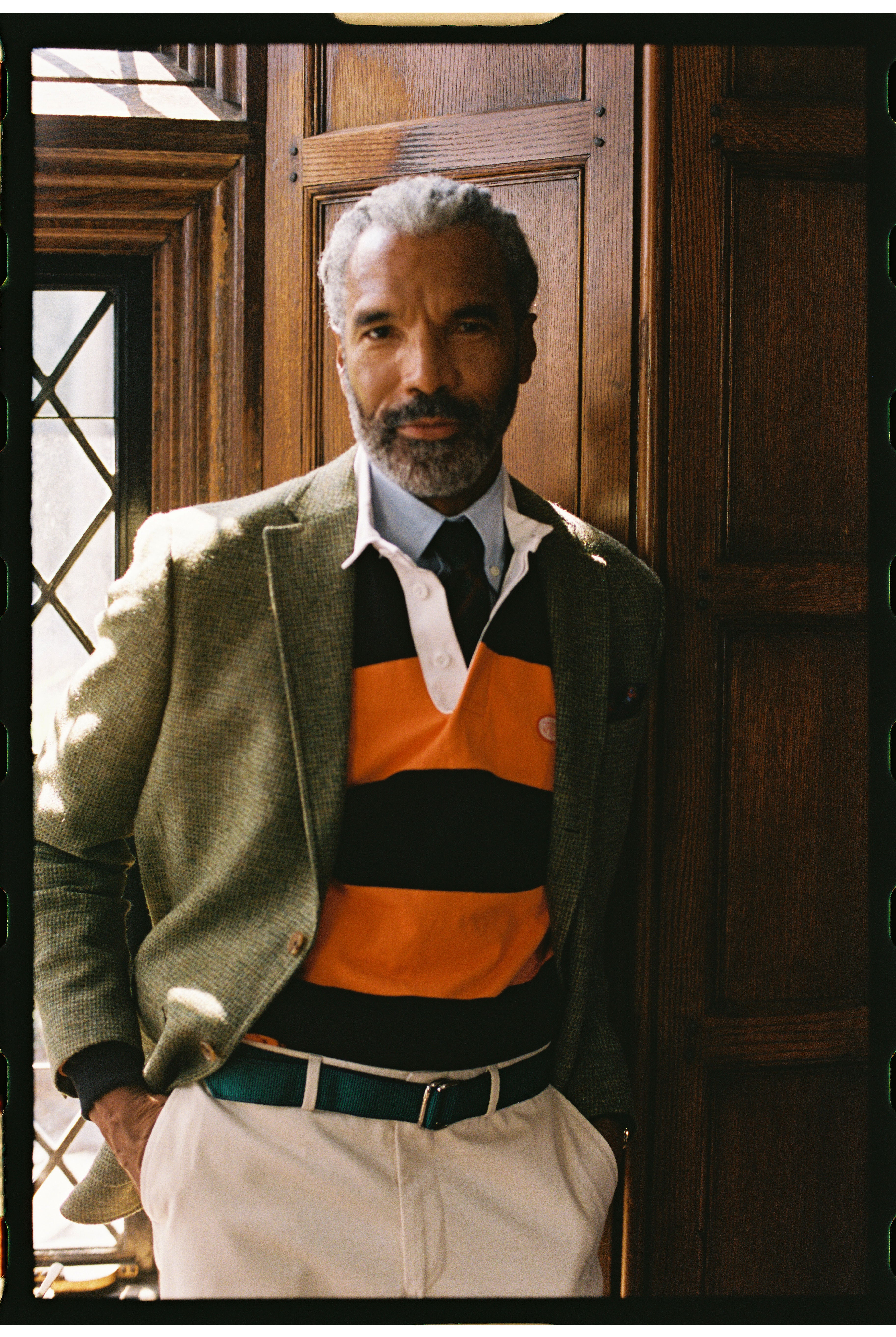 Olive Tic Weave Cheviot Tweed Sport Coat | J. PRESS